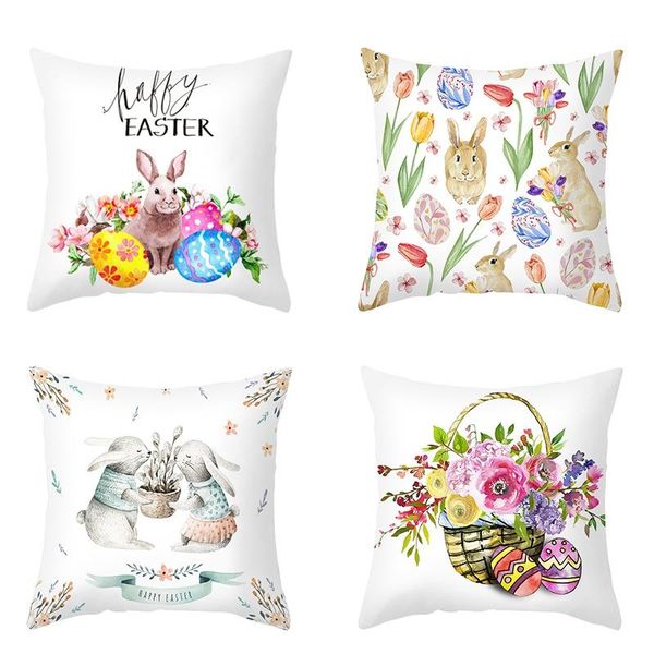 pillow case 4pcs happy easter pillowcase decorations for home party sofa eggs cover 45x45cm
pillow case 4pcs happy easter pillowcase decorations for home party sofa eggs cover 45x45cm