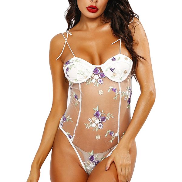 womens elegant embroidered lingerie perspective backless suspender sleeping dress female sexyy bodysuit, Red;black
womens elegant embroidered lingerie perspective backless suspender sleeping dress female sexyy bodysuit, Red;black