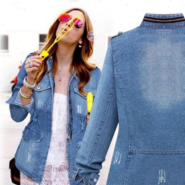 2021 new denim jacket coat bomber jeans jacket casual denim outwear womens plus size slim long sleeve coat oversize, Black;brown
2021 new denim jacket coat bomber jeans jacket casual denim outwear womens plus size slim long sleeve coat oversize, Black;brown
