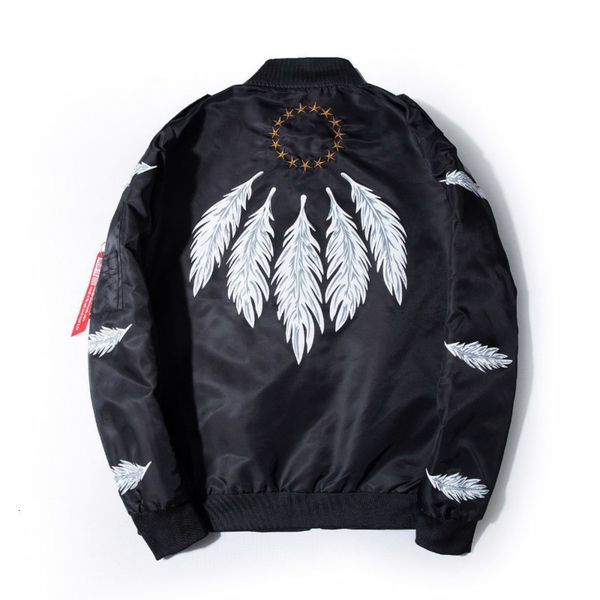 septhydrogen brand mens autumn jacket print feathers stand collar bomber jacket fashion outwear men's thin coat bomb baseball warm jack, Black;brown
septhydrogen brand mens autumn jacket print feathers stand collar bomber jacket fashion outwear men's thin coat bomb baseball warm jack, Black;brown