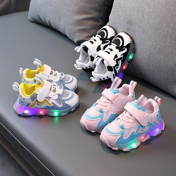athletic & outdoor spring autumn children's shoes light bright boys sports girls soft breathable glow baby shoe with led sneaker, Black
athletic & outdoor spring autumn children's shoes light bright boys sports girls soft breathable glow baby shoe with led sneaker, Black