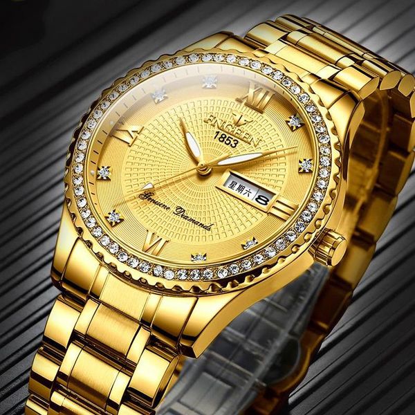 wristwatches fngeen men watch chronograph sport mens watches waterproof full steel quartz gold clock relogio masculino, Slivery;brown
wristwatches fngeen men watch chronograph sport mens watches waterproof full steel quartz gold clock relogio masculino, Slivery;brown