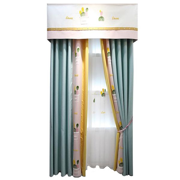 curtain & drapes cactus small fresh and simple nordic bedroom children's room girl bay window shading
curtain & drapes cactus small fresh and simple nordic bedroom children's room girl bay window shading