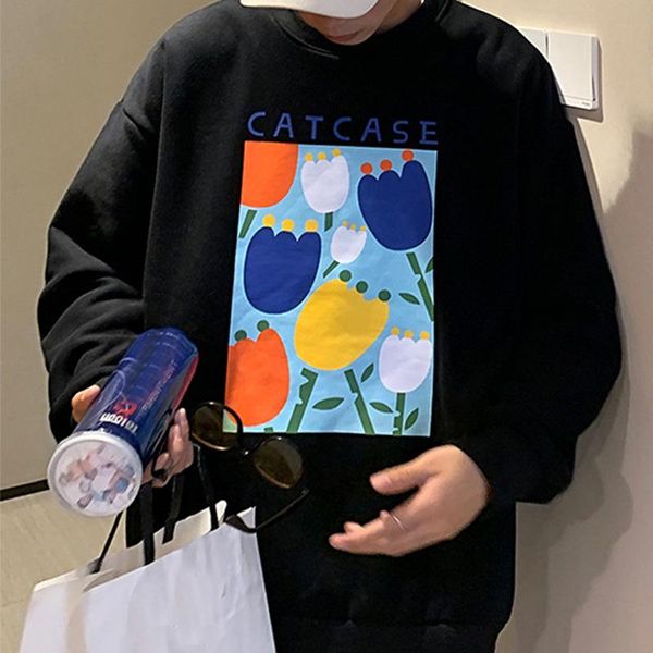 men's hoodies & sweatshirts 2021 men trend harajuku style autumn winter loose hip-hop japanese streetwear couple fashion women pullover, Black
men's hoodies & sweatshirts 2021 men trend harajuku style autumn winter loose hip-hop japanese streetwear couple fashion women pullover, Black