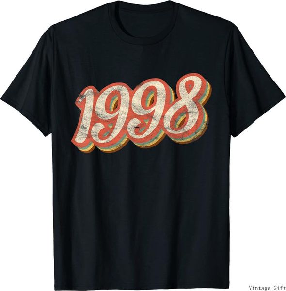 men's t-shirts vintage 1998 text 23rd birthday retro 23 year old t-shirt, White;black
men's t-shirts vintage 1998 text 23rd birthday retro 23 year old t-shirt, White;black
