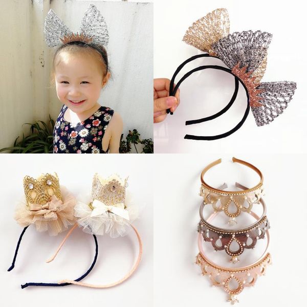 1pc glitter felt crown hairband big bows modish girls royal style kids headbands shinning crystal pearls alloy crown, Slivery;white
1pc glitter felt crown hairband big bows modish girls royal style kids headbands shinning crystal pearls alloy crown, Slivery;white