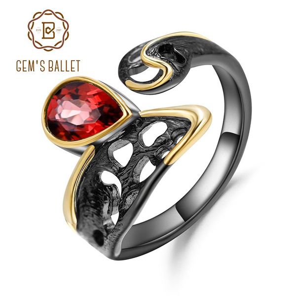 cluster rings gem's ballet 1.05ct natural garnet gemstones ring jewelry 925 sterling silver original handmade open adjustable for women, Golden;silver
cluster rings gem's ballet 1.05ct natural garnet gemstones ring jewelry 925 sterling silver original handmade open adjustable for women, Golden;silver