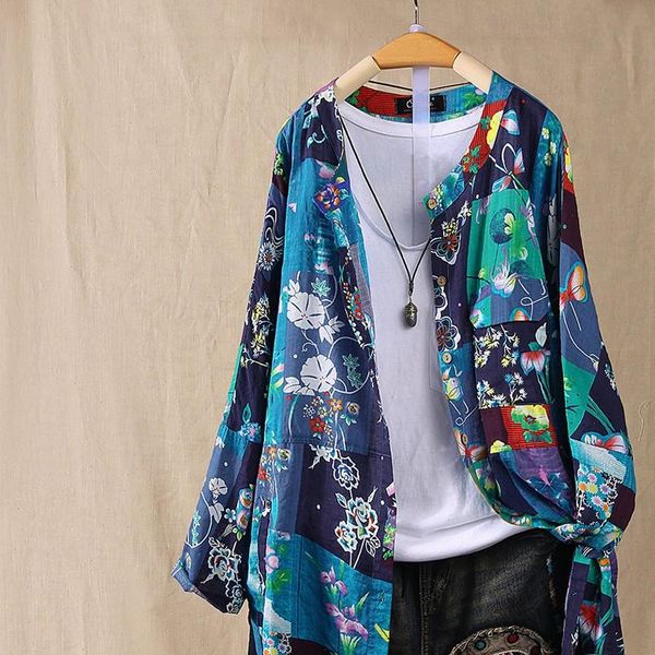 plus size 5xl linen womens autumn blouse print vintage button shirts long sleeve blusas cardigans winter loose, White
plus size 5xl linen womens autumn blouse print vintage button shirts long sleeve blusas cardigans winter loose, White