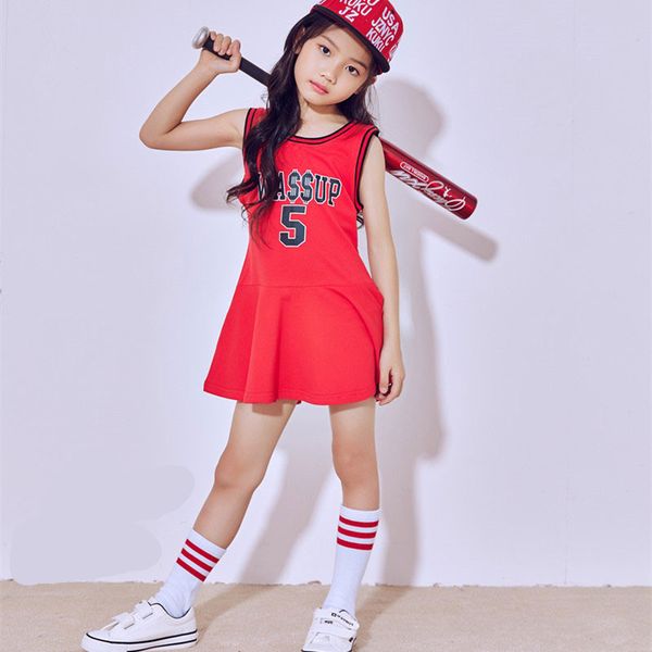 childrens jazz dance costumes girls modern dance jazz cotton dress summer stage outfit cheerleading costumes, Black;red
childrens jazz dance costumes girls modern dance jazz cotton dress summer stage outfit cheerleading costumes, Black;red