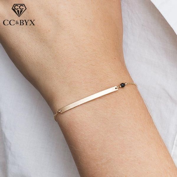 charm bracelets stainless steel for women geometric bracelet jewelry minimalist thin simple bijoux friend gifts ys15780, Golden;silver
charm bracelets stainless steel for women geometric bracelet jewelry minimalist thin simple bijoux friend gifts ys15780, Golden;silver