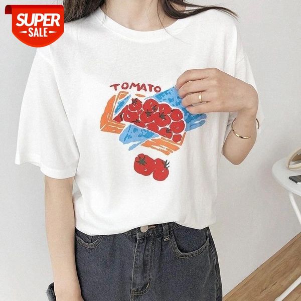 sunfiz yf vegetable t shirt vintage tomatoes print o neck short sleeve woman cotton t-shirt fashion ins 2019 loose girls tees #fm7m, White
sunfiz yf vegetable t shirt vintage tomatoes print o neck short sleeve woman cotton t-shirt fashion ins 2019 loose girls tees #fm7m, White