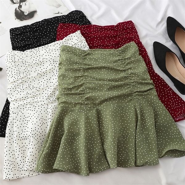 heliar skirts women polka dot flounce hem elastic waist high waist a line casual skirt pleated mini skirt for women summer 210310, Black
heliar skirts women polka dot flounce hem elastic waist high waist a line casual skirt pleated mini skirt for women summer 210310, Black