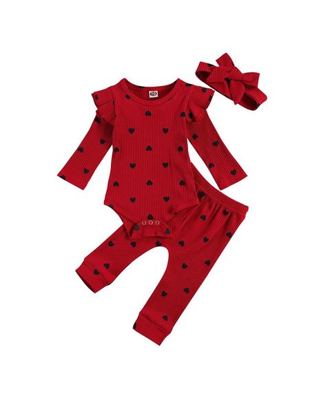 clothing sets born baby's ribbed suit girl boy heart print crew neck lace long sleeve pants and hairband 3-piece suits, White
clothing sets born baby's ribbed suit girl boy heart print crew neck lace long sleeve pants and hairband 3-piece suits, White