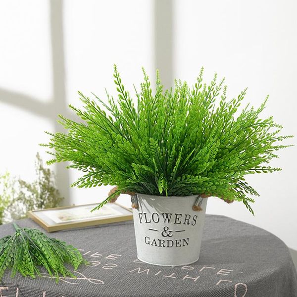 7 stem artificial asparagus fern grass shrub flower home office green plastic decorative plant
7 stem artificial asparagus fern grass shrub flower home office green plastic decorative plant