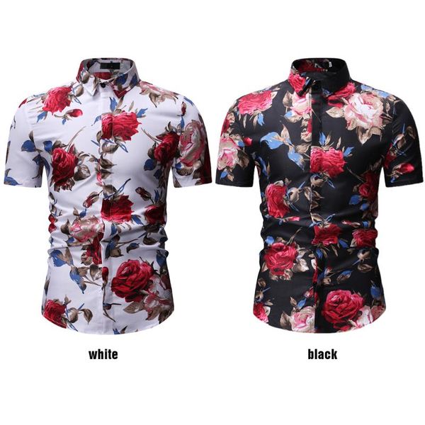 men's casual shirts flowers men short sleeve blouse beach shirt 2021 summer print hawaiian male black, White;black
men's casual shirts flowers men short sleeve blouse beach shirt 2021 summer print hawaiian male black, White;black