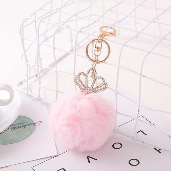 keychains crown shape cute genuine fur ball plush keychain car key chain for women bag pendant eh878, Silver
keychains crown shape cute genuine fur ball plush keychain car key chain for women bag pendant eh878, Silver