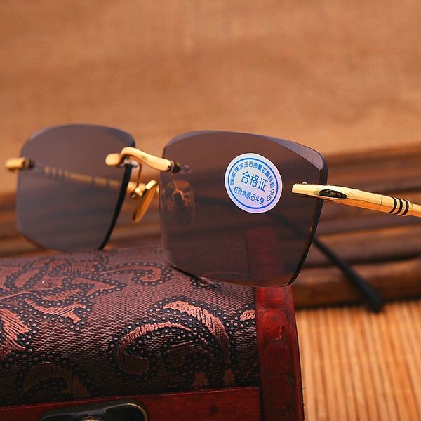 2021 new glass sunglasses men brown yellow sun glasses for man crystal stone lens sunglass rimless anti reflection uv400 3ocb, White;black
2021 new glass sunglasses men brown yellow sun glasses for man crystal stone lens sunglass rimless anti reflection uv400 3ocb, White;black