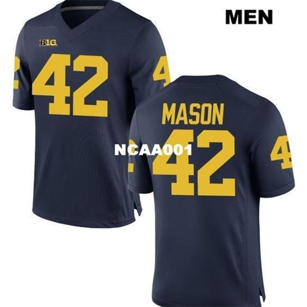 668 michigan wolverines ben mason #42 real full embroidery college jersey size s-4xl or custom any name or number jersey, Black
668 michigan wolverines ben mason #42 real full embroidery college jersey size s-4xl or custom any name or number jersey, Black