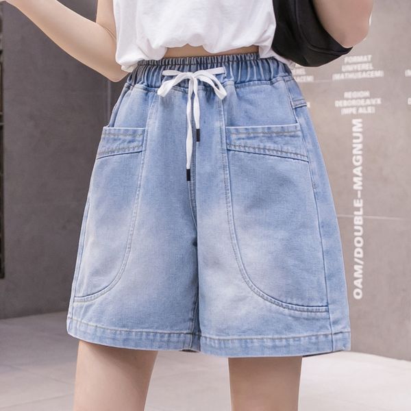 female fashion cow pants spring/summer 2021 new elastic waistline loose size large wild wide leg big pocket 6c73, Blue
female fashion cow pants spring/summer 2021 new elastic waistline loose size large wild wide leg big pocket 6c73, Blue