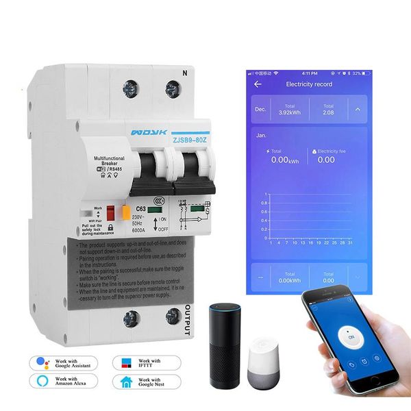 smart home control 2p ewelink din rail wifi energy meter power consumption kwh wattmeter with alexa google for 
smart home control 2p ewelink din rail wifi energy meter power consumption kwh wattmeter with alexa google for