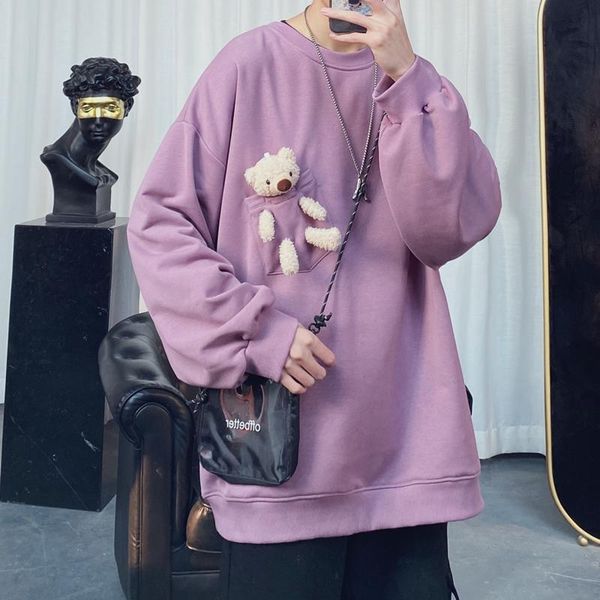 men's hoodies & sweatshirts autumn spring 2021 print white sweatshirt for loose hip hop pullover streetwear casual harajuku over size u, Black
men's hoodies & sweatshirts autumn spring 2021 print white sweatshirt for loose hip hop pullover streetwear casual harajuku over size u, Black