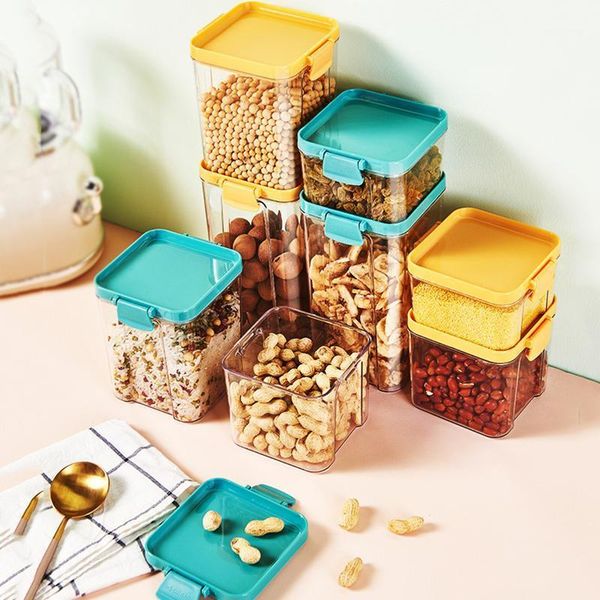 colorful plastic storage container jar set with lid kitchen bulk sealed refrigerator multigrain tank bottles & boxes
colorful plastic storage container jar set with lid kitchen bulk sealed refrigerator multigrain tank bottles & boxes