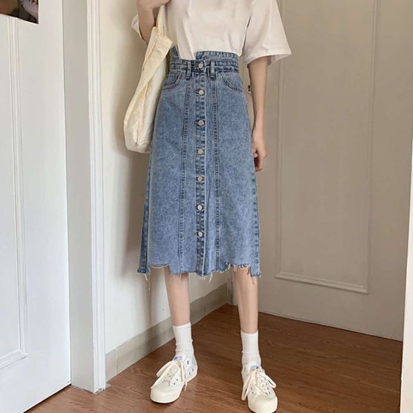 spring autumn 2021 new large fat mm medium length denim with wide hips and high waist a-line skirt for women, Black
spring autumn 2021 new large fat mm medium length denim with wide hips and high waist a-line skirt for women, Black