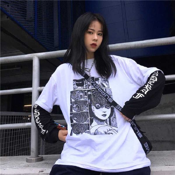 funeral dark ulzzang harajuku bf hip hop fake two pieces of fashion loose large size female autumn cartoon t-shirt 210608, White
funeral dark ulzzang harajuku bf hip hop fake two pieces of fashion loose large size female autumn cartoon t-shirt 210608, White