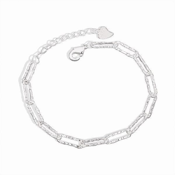 link, chain 2021 korean fashion jewelry bracelets simple design sivlery brazaletes special square 925 star armbanden voor vrouwen, Black
link, chain 2021 korean fashion jewelry bracelets simple design sivlery brazaletes special square 925 star armbanden voor vrouwen, Black