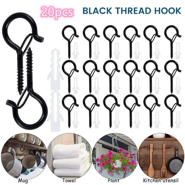 hooks & rails 20pcs/set q-hanger ceiling outdoor indoor screw bird feeders wind chimes lanterns for christmas lights plant bracket
hooks & rails 20pcs/set q-hanger ceiling outdoor indoor screw bird feeders wind chimes lanterns for christmas lights plant bracket