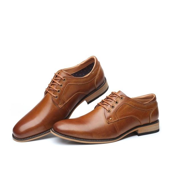 dress shoes full grain leather man formal lace-up large size genuine business zapatos formales hombre office, Black
dress shoes full grain leather man formal lace-up large size genuine business zapatos formales hombre office, Black