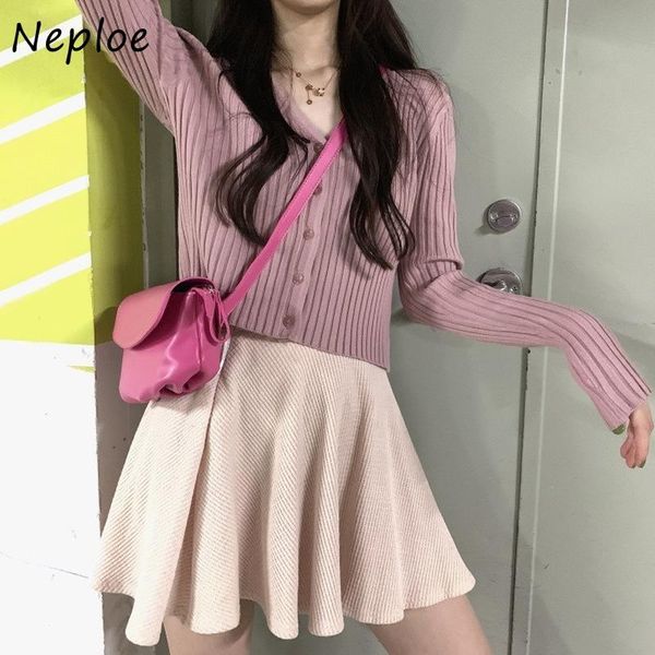 neploe v neck long sleeve single breast knit cardigans sweater women spring summer 2021 new outwear slim fit pull femme coat, White
neploe v neck long sleeve single breast knit cardigans sweater women spring summer 2021 new outwear slim fit pull femme coat, White