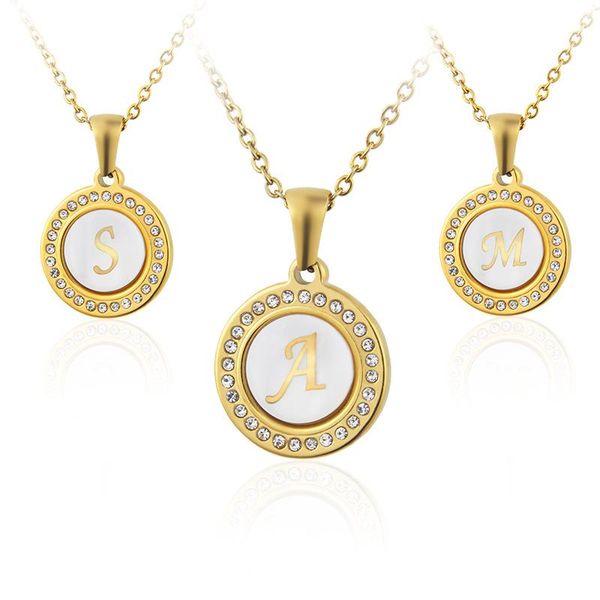 pendant necklaces round opal letter necklace for women customized name stainless steel long chain, Silver
pendant necklaces round opal letter necklace for women customized name stainless steel long chain, Silver