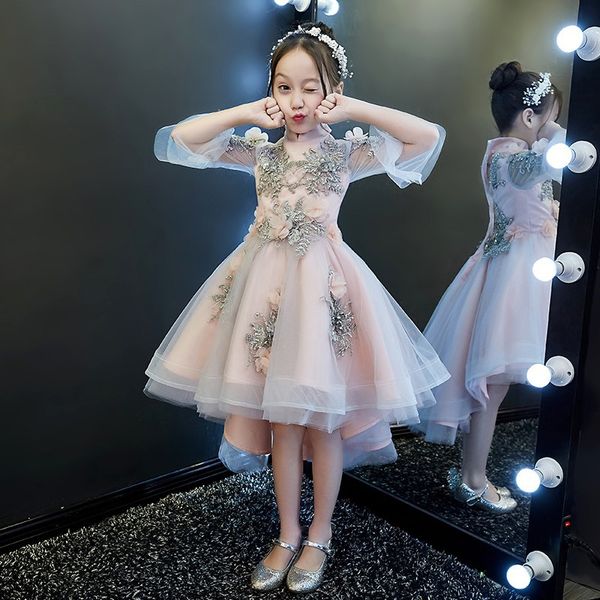 romantic flower girl wedding bridesmaid formal lace sleeveless o-neck beading first communion dresses for girls, White;pink
romantic flower girl wedding bridesmaid formal lace sleeveless o-neck beading first communion dresses for girls, White;pink