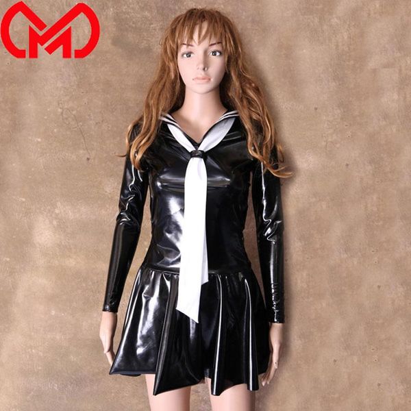 casual dresses meise faux leather pvc pleated dress cosplay youth student japanese uniform tie maid sailor nightclub erotic mini, Black;gray
casual dresses meise faux leather pvc pleated dress cosplay youth student japanese uniform tie maid sailor nightclub erotic mini, Black;gray