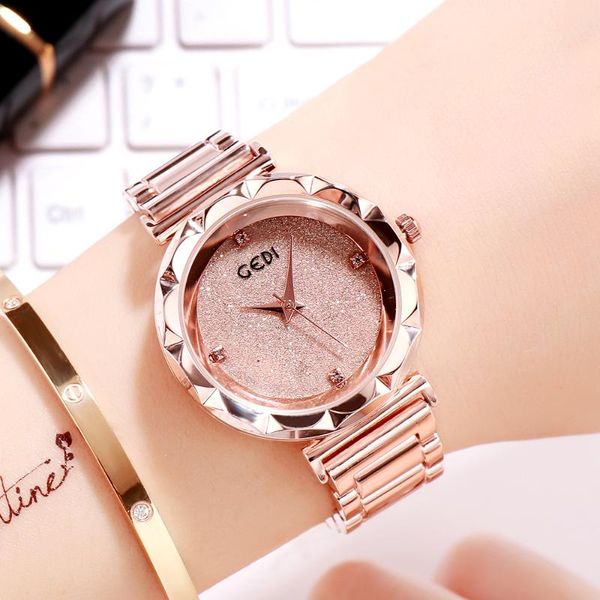 wristwatches luxury women bracelet quartz watches for stainless steel watch ladies dress pink dial wrist clock relogio feminino, Slivery;brown
wristwatches luxury women bracelet quartz watches for stainless steel watch ladies dress pink dial wrist clock relogio feminino, Slivery;brown