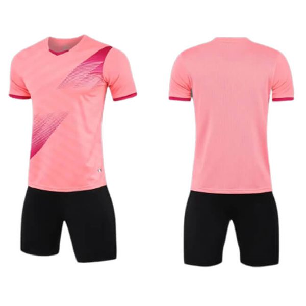 custom jerseys shorts diy logo name number sponsor soccer kits men's sports training sets red pink football uniforms for team player
custom jerseys shorts diy logo name number sponsor soccer kits men's sports training sets red pink football uniforms for team player