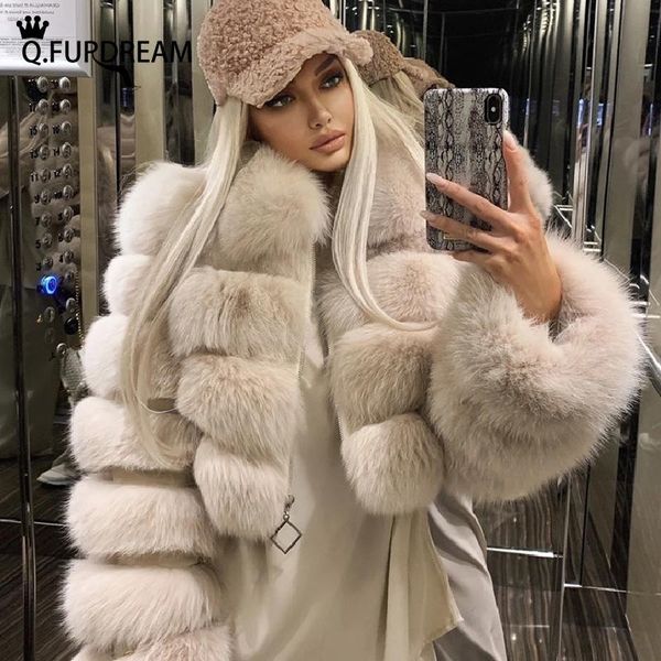 women's fur & faux q.furdream real coats genuine jacket fashion wholeskin winter thick warm overcoats natural luxury outwear, Black
women's fur & faux q.furdream real coats genuine jacket fashion wholeskin winter thick warm overcoats natural luxury outwear, Black