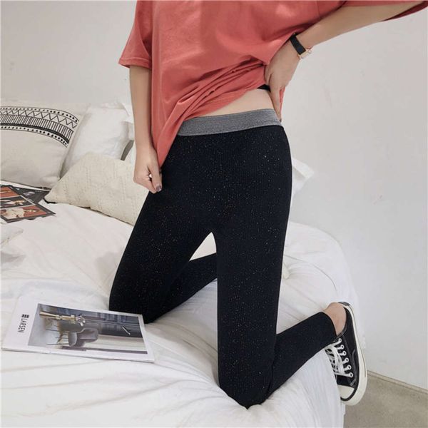 2020 spring drs new korean fashion high waist slim large size pants, Black
2020 spring drs new korean fashion high waist slim large size pants, Black