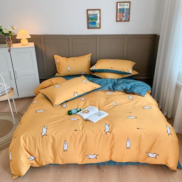 bedding sets children's 40 thread count cotton morandi series four piece cartoon cute chicken baby
bedding sets children's 40 thread count cotton morandi series four piece cartoon cute chicken baby