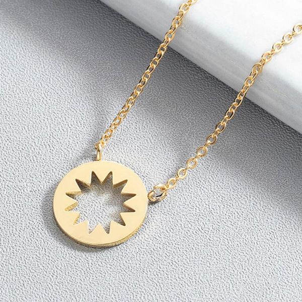 pendant necklaces trendy geometric disc necklace women stainless steel chain minimalist round circle female collar jewelry, Silver
pendant necklaces trendy geometric disc necklace women stainless steel chain minimalist round circle female collar jewelry, Silver