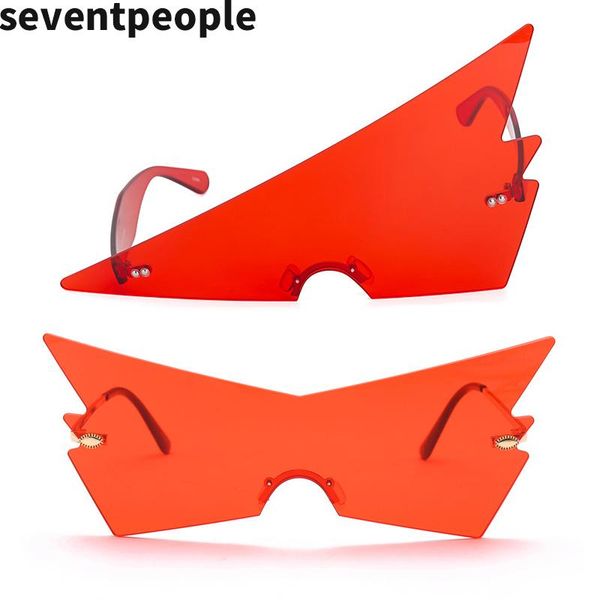 fashion rimless oversized triangle sunglasses women unique arrow frameless sun glasses for men trendy cat eye eyewear, White;black
fashion rimless oversized triangle sunglasses women unique arrow frameless sun glasses for men trendy cat eye eyewear, White;black