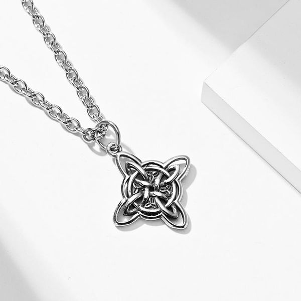 pendant necklaces stainless steel vintage celtic knot necklace endless love cycle titanium, Silver
pendant necklaces stainless steel vintage celtic knot necklace endless love cycle titanium, Silver
