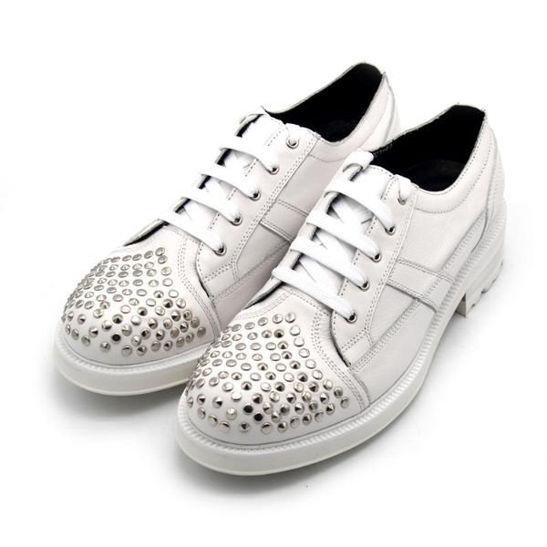 dress shoes 2021 white platform formal business thick with lace rivets mens oxfords, Black
dress shoes 2021 white platform formal business thick with lace rivets mens oxfords, Black