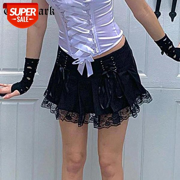 Goth Dark Lace Patchwork Gothic Mini Skirts E-Girl Y2k Pleated Sexy Black Lace Up A-line Short Dresses Women Autumn Streetwear #Rr7e
Goth Dark Lace Patchwork Gothic Mini Skirts E-Girl Y2k Pleated Sexy Black Lace Up A-line Short Dresses Women Autumn Streetwear #Rr7e