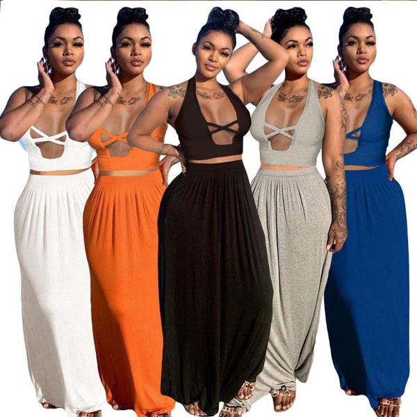 women's tracksuits summer outfit slim low neck club solid color hollow out split chain round collar sleeveless 2 piece sets womens cust, Gray
women's tracksuits summer outfit slim low neck club solid color hollow out split chain round collar sleeveless 2 piece sets womens cust, Gray