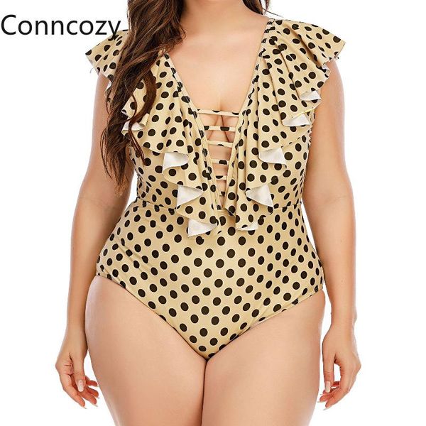 one-piece suits plus size swimsuit polka dot oversized swimwear push up women beachwear bathing for famale
one-piece suits plus size swimsuit polka dot oversized swimwear push up women beachwear bathing for famale