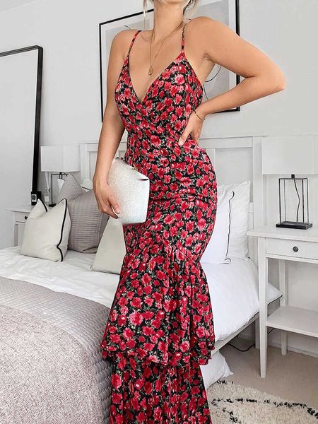 robe slim evening party floral dress y2k sleeveless print ruffle hem maxi vestidos y1006, Black;gray
robe slim evening party floral dress y2k sleeveless print ruffle hem maxi vestidos y1006, Black;gray