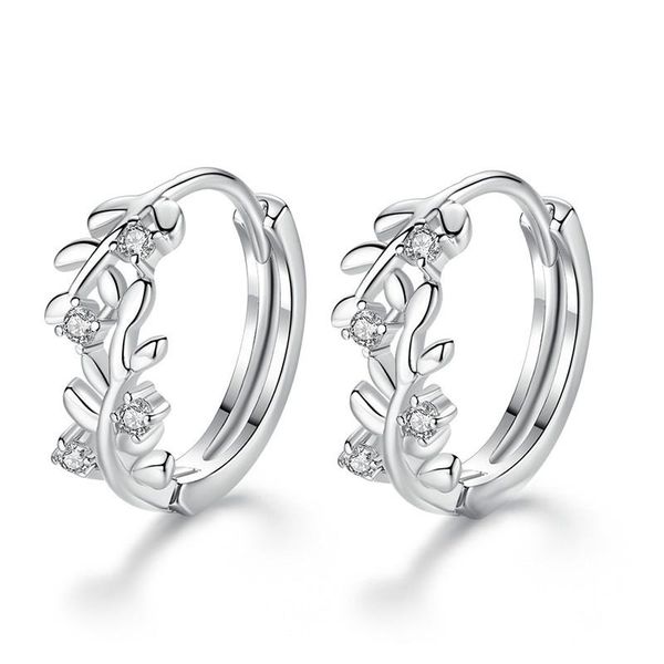 hoop & huggie trendy copper olive branch sharp setting cubic zirconia silver color earrings for women gift, Golden;silver
hoop & huggie trendy copper olive branch sharp setting cubic zirconia silver color earrings for women gift, Golden;silver