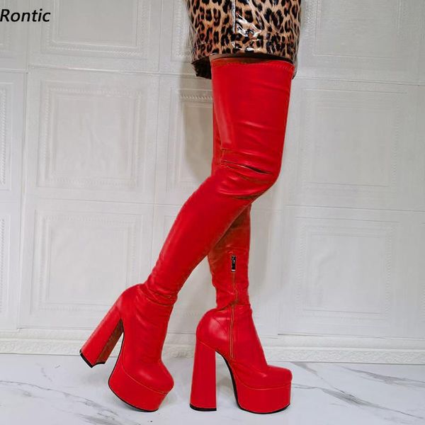 boots rontic arrival women spring thigh flexible chunky heels round toe pretty red black party shoes size 34 45 47
boots rontic arrival women spring thigh flexible chunky heels round toe pretty red black party shoes size 34 45 47